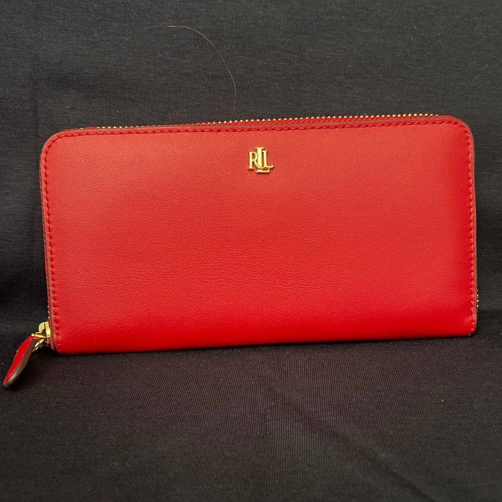 Ralph Lauren Zipper Wallet NWT